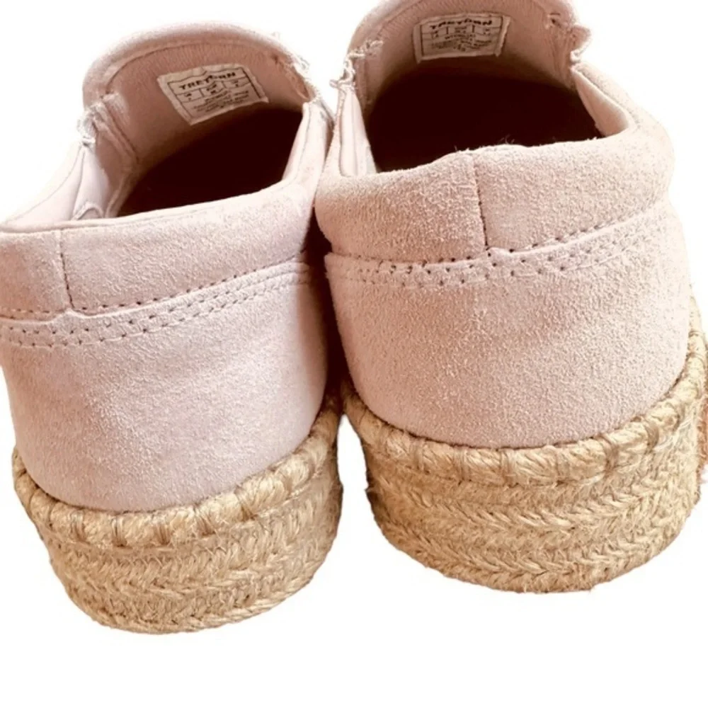 TRETORN EMILIA 3 PLATFORM SUEDE ESPADRILLES BLUSH SIZE 7